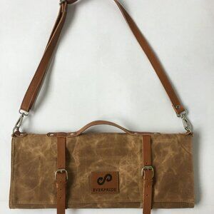 EVERPRIDE Canvas Knife Roll Bag Stores 10 Knives up to 19"